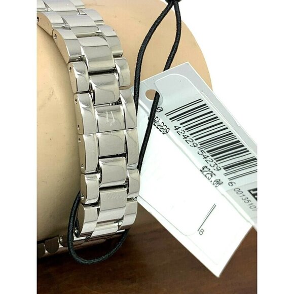 Bulova Women's Watch 96L229 Quartz White Dial Mother of Pearl Petite 27mm - Picture 11 of 13